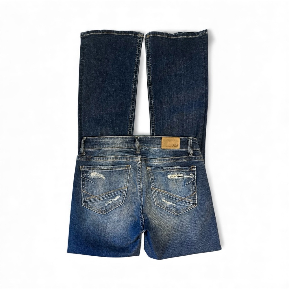BKE - Mid Rise, Distressed, Flare Jeans - Size 27 Long - Picture 2 of 6